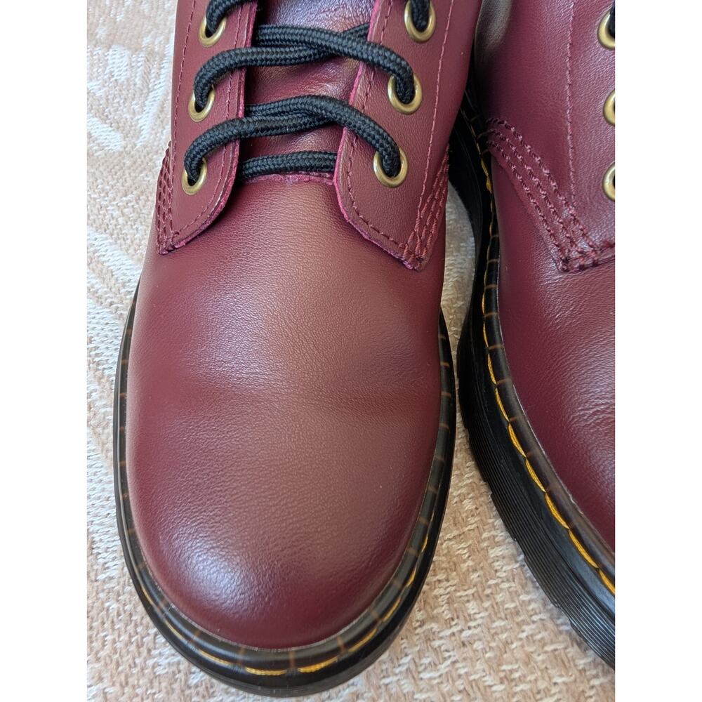 Dr. Martens Zavala Boots Cherry red M6/W7 Flat sole - Picture 3 of 11